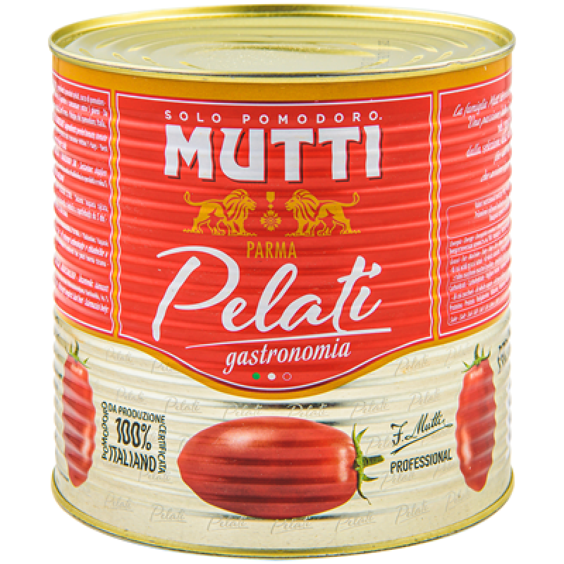 Томати Mutti Pelati очищені в томатному соку 2500г