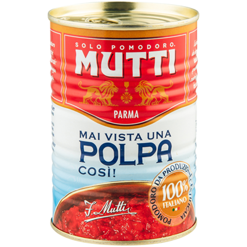 Томати Mutti Polpa тонко нарізані пастеризовані 400г