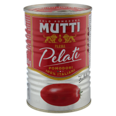 Томати Mutti Pelati очищені в томатному соку 400г
