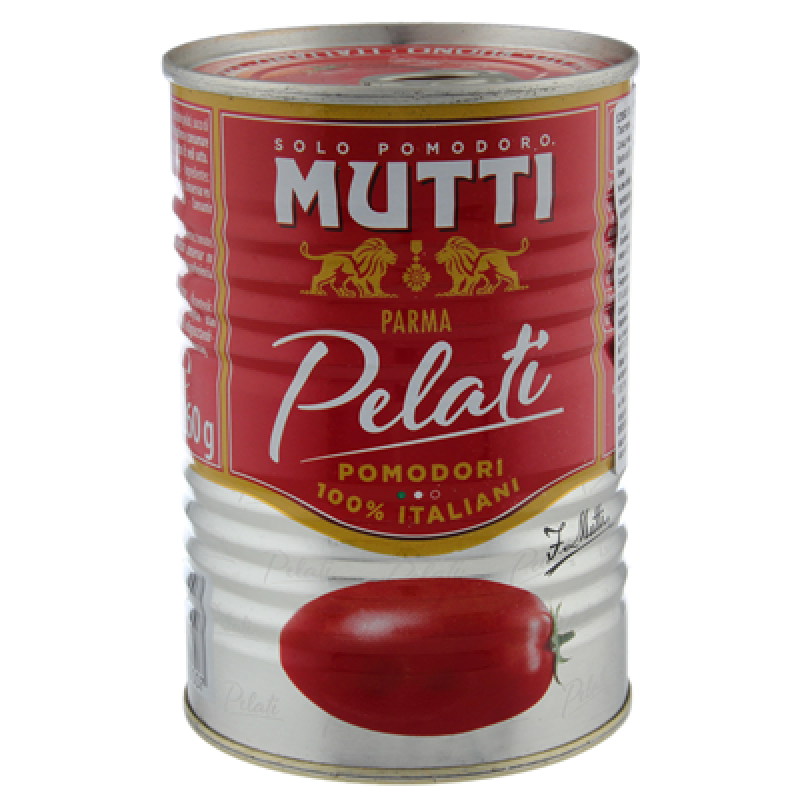 Томати Mutti Pelati очищені в томатному соку 400г