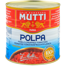 Томати Mutti Polpa тонко нарізані пастеризовані 2500г