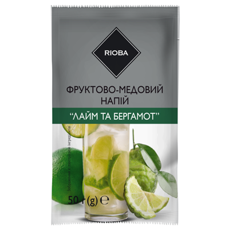 Напій Rioba лайм-бергамот 50г 12шт