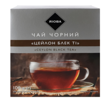 Чай Rioba Ceylon Black Tea чорний цейлонський дрібний 50*2г